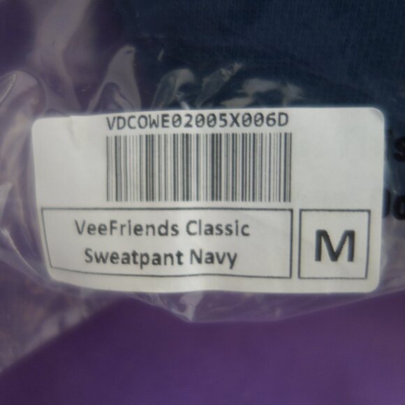 VeeFriends Classic Navy Sweatpant Size Medium VDC0WE02005X006D *New with Tags* - Picture 2 of 7